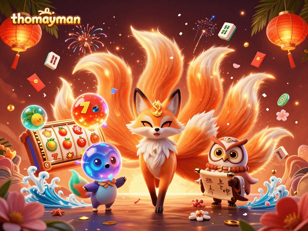 Spin the reels and win with thomayman, the vivid online slot game featuring enchanting characters and dynamic elements.