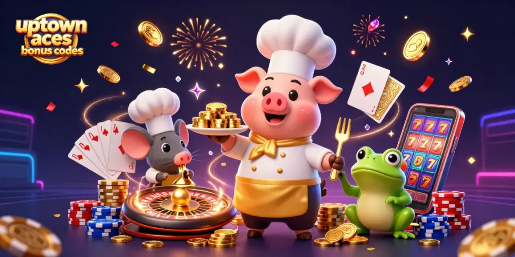Spin the reels with uptown aces bonus codes and experience thrilling bonuses and free chips!
