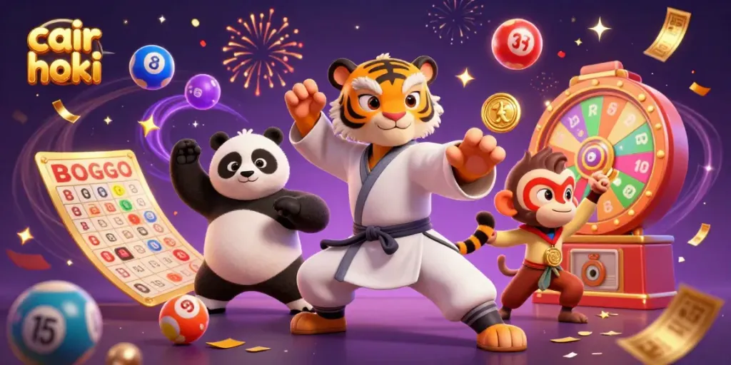 Gambaran akurat cair hoki dengan tigernya yang beraksi dan elemen perjudian yang menggembirakan.