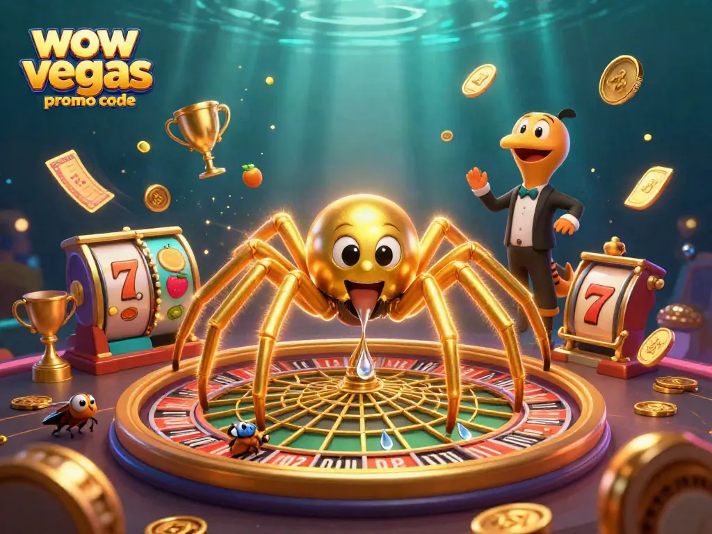 Spin the wheel and win with wow vegas promo code for free coins and bonuses!
