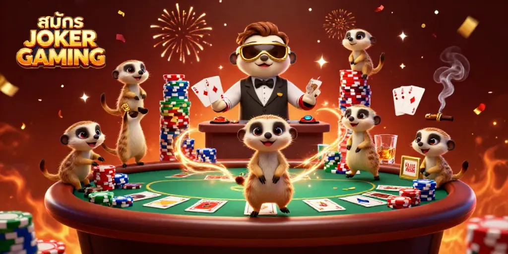 ภาพที่แสดงถึงการสมัคร JOKER GAMING ภายในคาสิโนออนไลน์ที่น่าตื่นเต้น