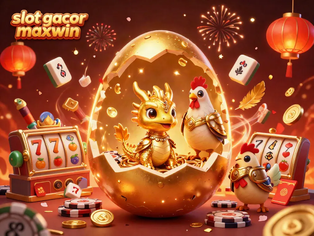 Spin the reels for wins with slot gacor maxwin's thrilling golden dragon scene.
