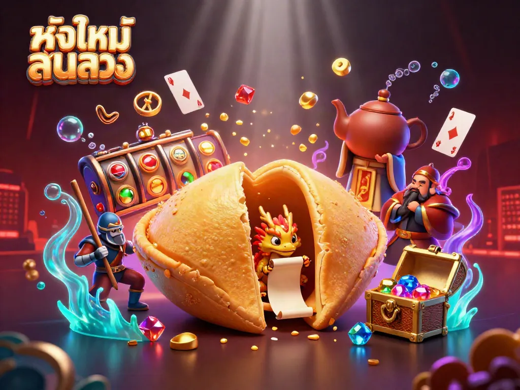 Engage with thrilling หนังใหม่ชนโรง content featuring vibrant slot reels and a charming wise dragon among rich casino treasures.