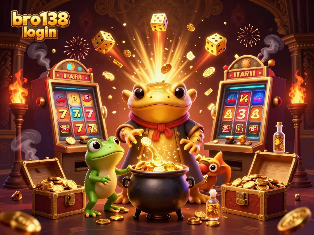 Spin to win with bro138 login at the vibrant online casino filled with golden treasure and dynamic games.