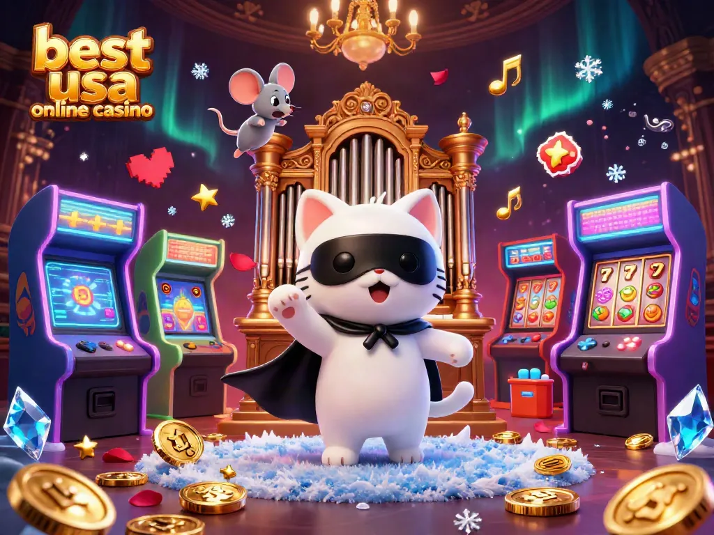 Exciting gameplay at the best usa online casino with animated characters and gaming elements.