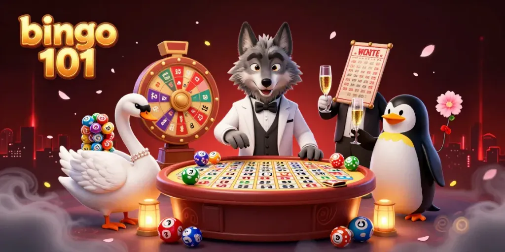 Experience bingo 101 in vibrant colors, featuring bingo balls, exciting characters, and engaging gameplay.