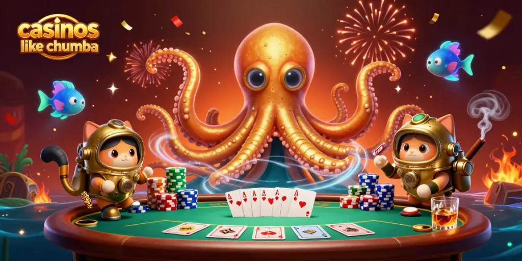 Experience thrilling games like casinos like chumba with a dynamic 3D casino scene!